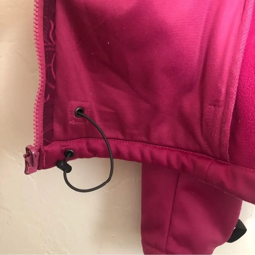 Columbia Sportswear Full Zip Zippered Pockets Mock Neck Sweater Teddy Jacket